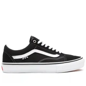 Reinforced heel Skater Style Vans Skate Old Skool Pro - Black/White