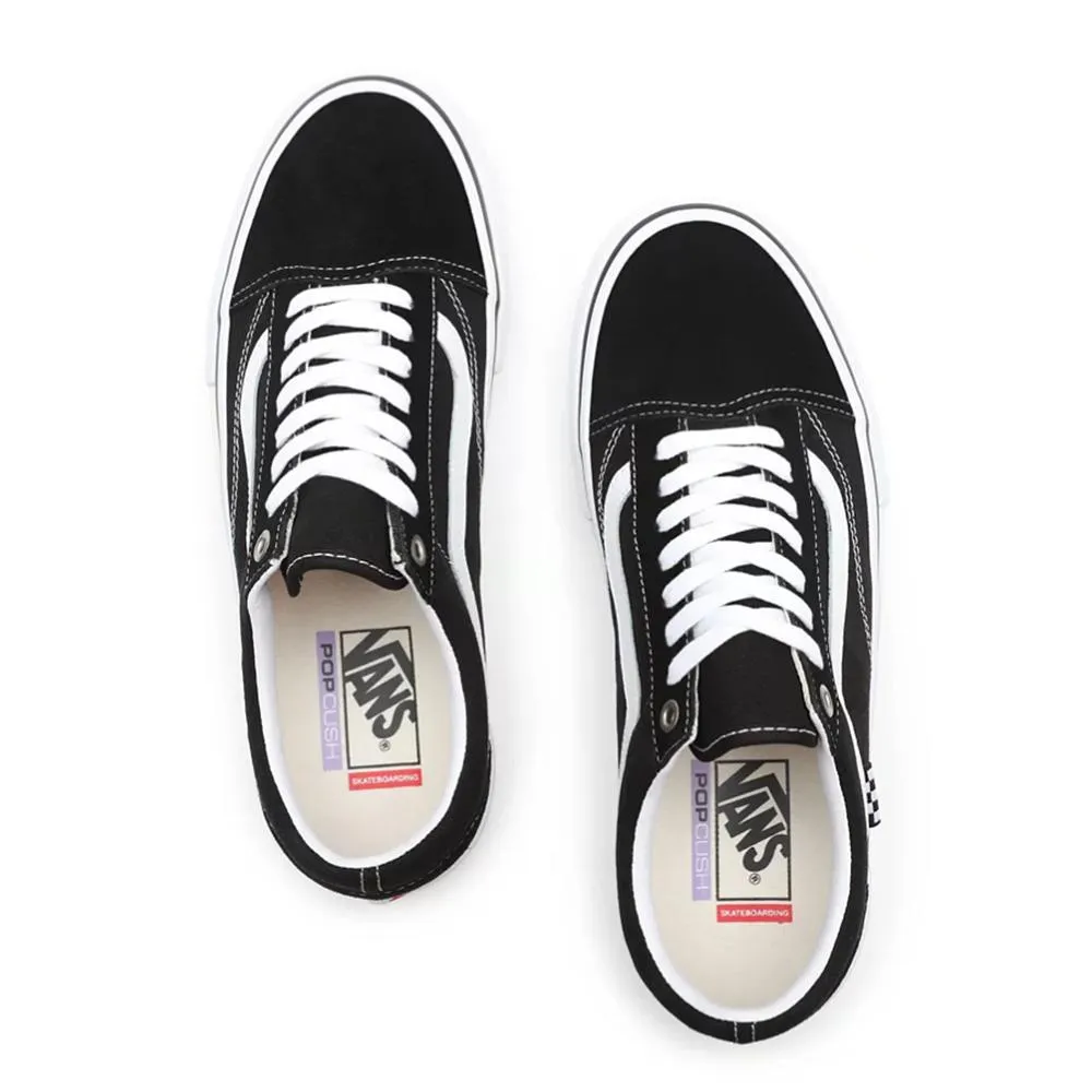 Vans Skate Old Skool Pro - Black/White Comfortable ankle support