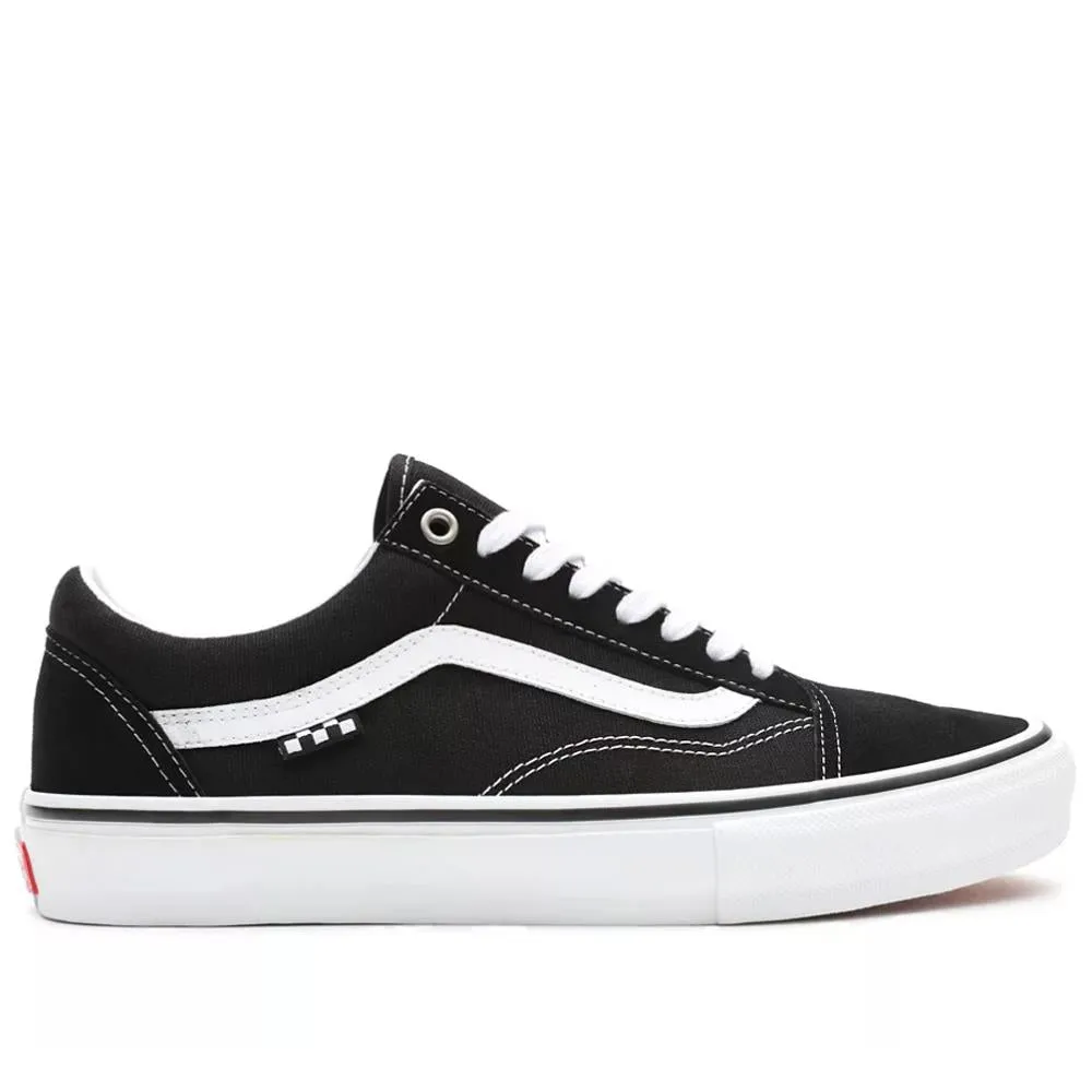Vans Skate Old Skool Pro - Black/White Skate Vibe Ready Comfort Lacing Fit