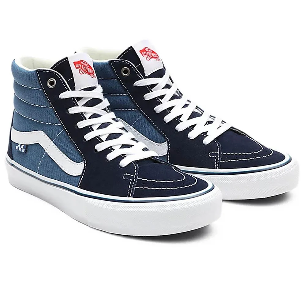 Ergonomic Design Stable Structure Vans Skate Sk8-Hi - Navy/White