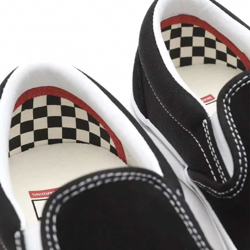 Vans Skate Slip On - Black/White Fast Ride Fit