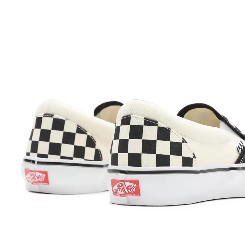 Bold Step Vans Skate Slip On - Checkerboard Black/White