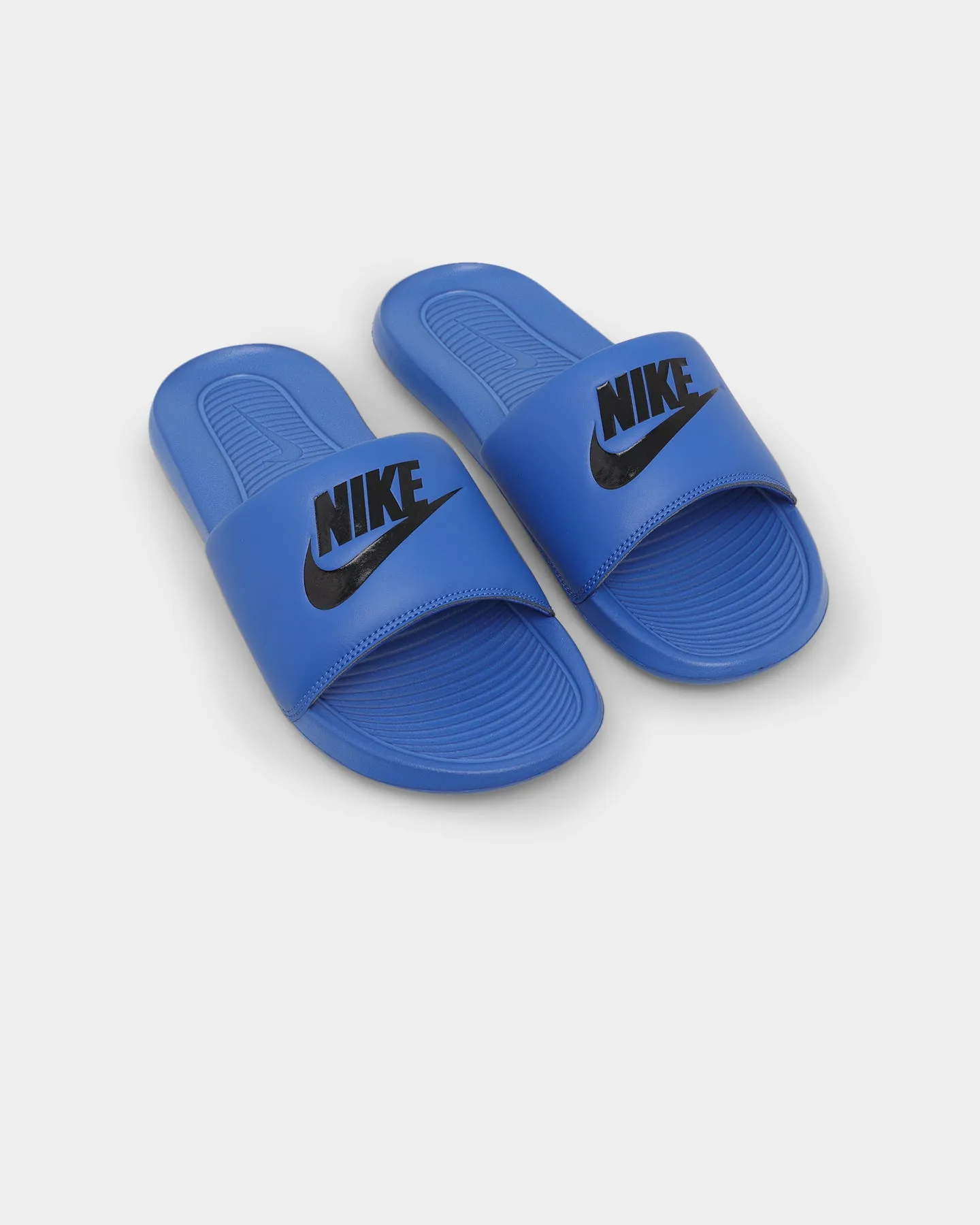 Nike Victori One Slides Game Royal/Black Mesh Upper