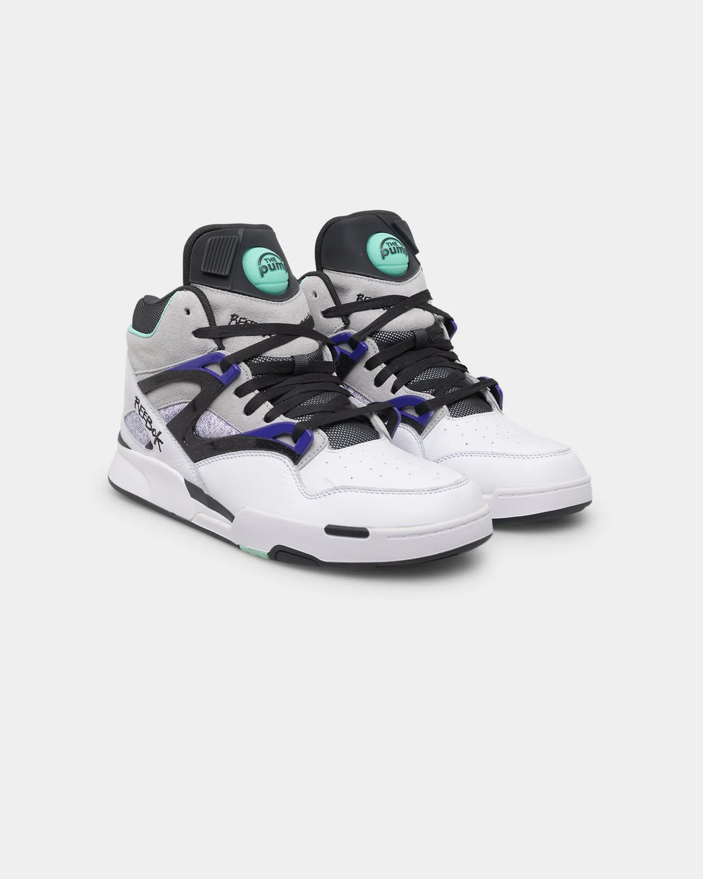 Star Shine Reebok Pump Omni Zone II Footwear White/Pure Grey/Hint Mint