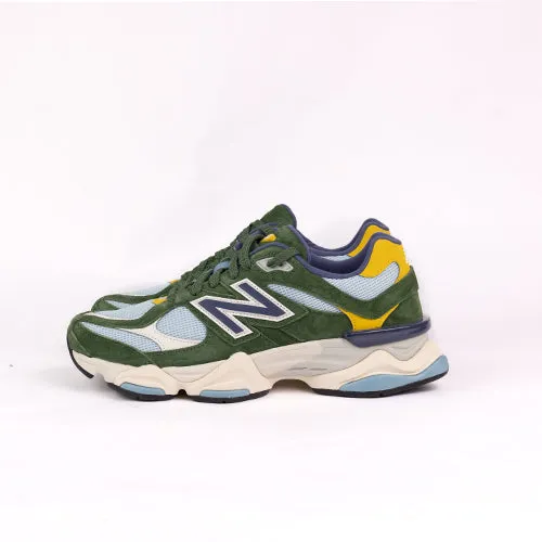 arch - cup running wear wet - weather shoes New Balance 9060 - Green Blue