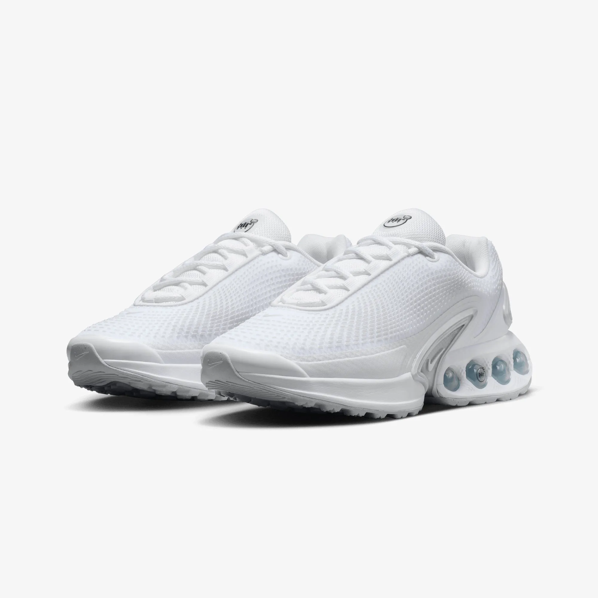 Nike | AIR MAX DN { WHITE/WHITE-WHITE-METALLIC SILVER Active Performance Weekend Trip