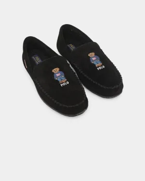 Polo Ralph Lauren Collins Bear Slipper Black Padded