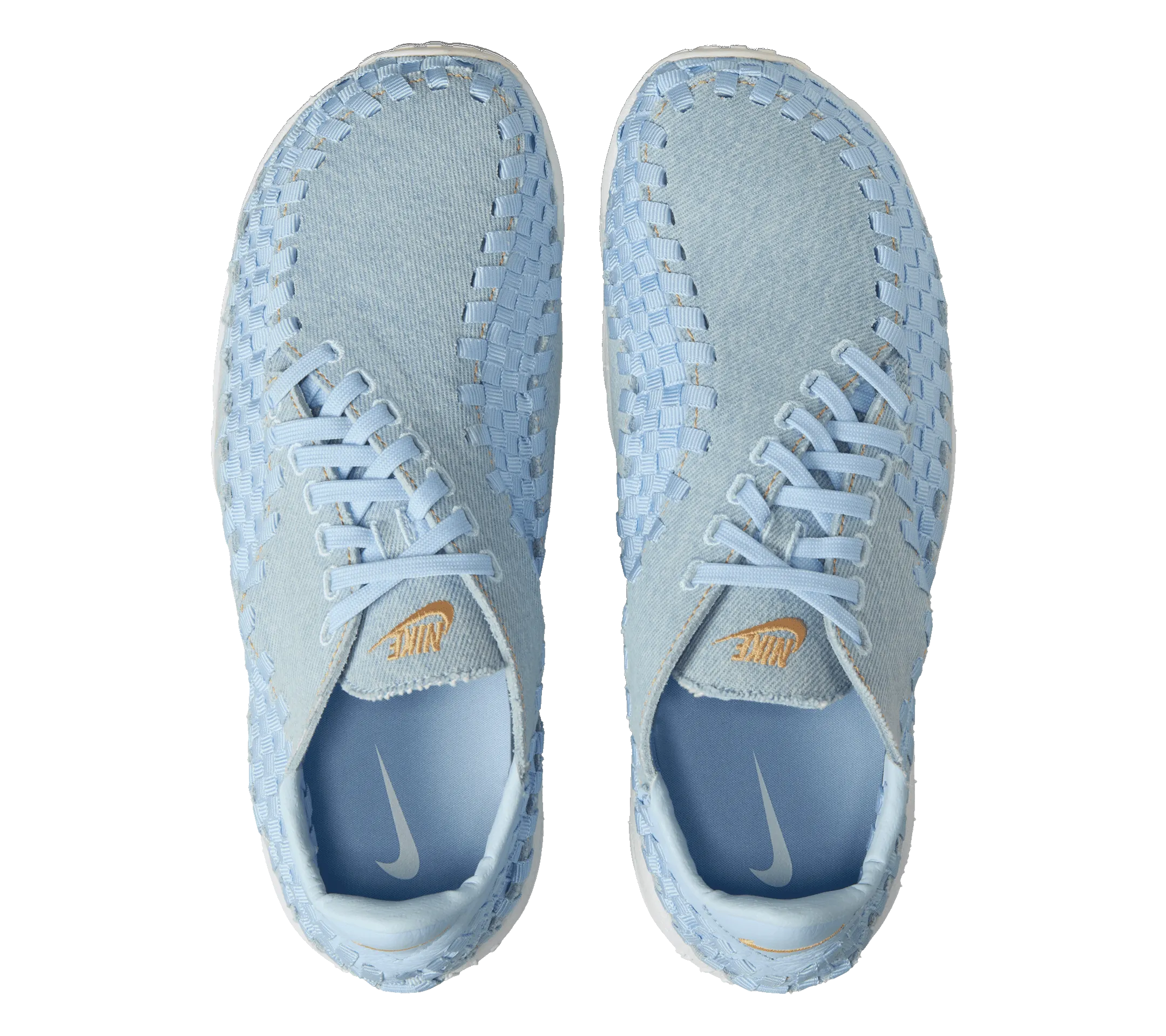stylish user W Nike Air Footscape Woven "Ice Blue Denim"