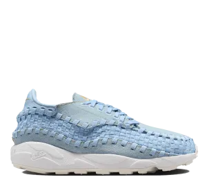 Slip - resistant Quick design W Nike Air Footscape Woven "Ice Blue Denim"