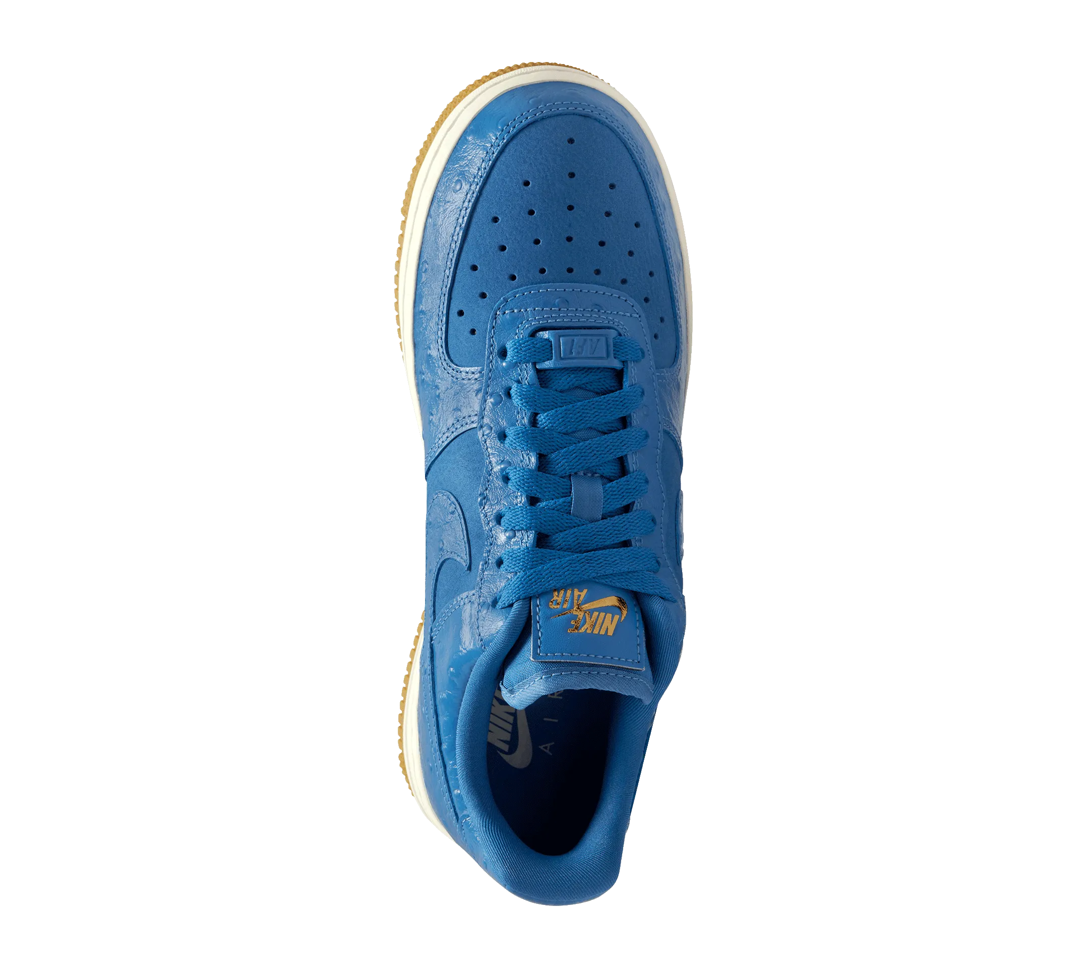 W Nike Air Force 1 '07 LX "Star Blue Ostrich" mountain climbers style - level