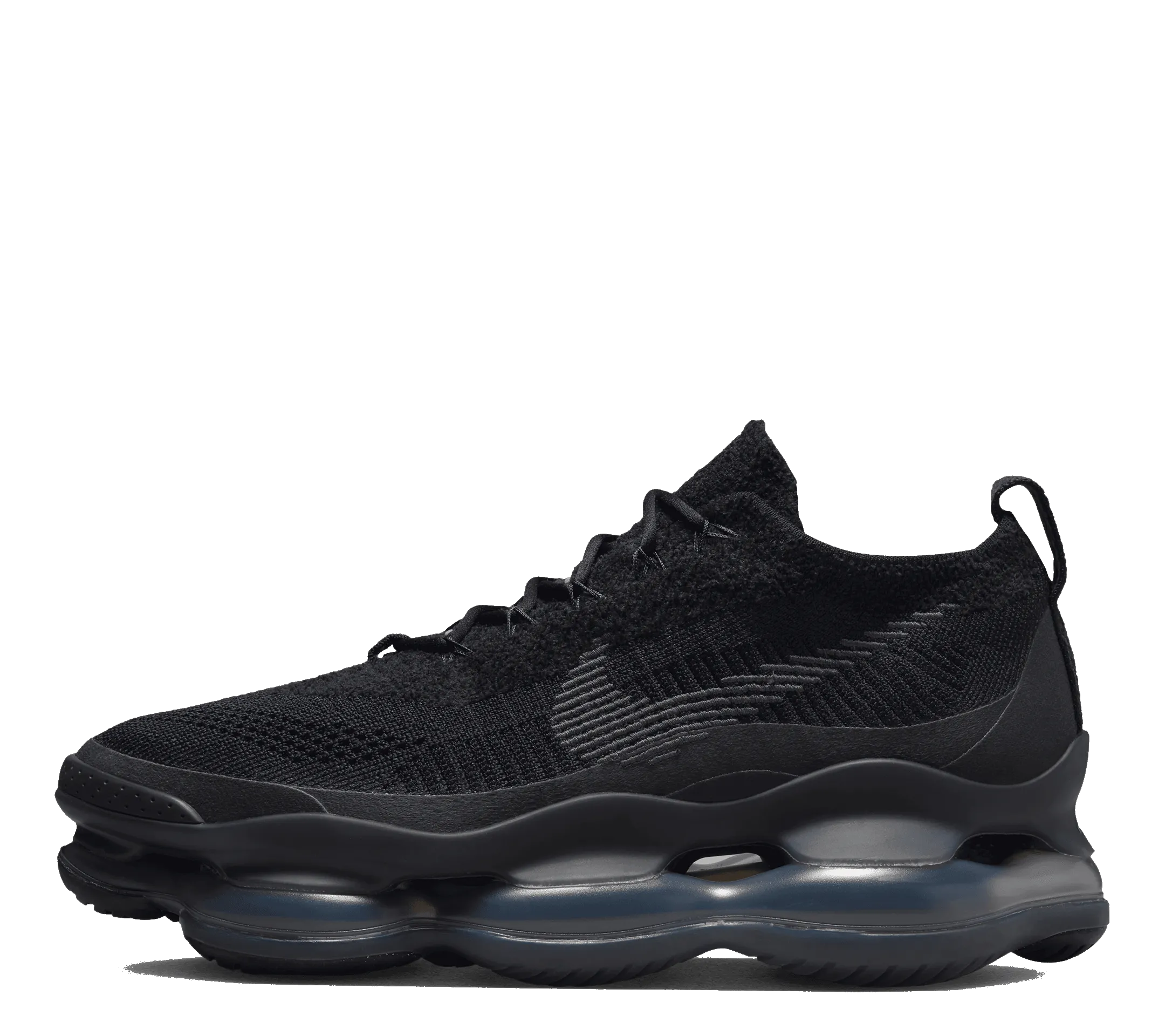 W Nike Air Max Scorpion Flyknit "Triple Black" Swift Path