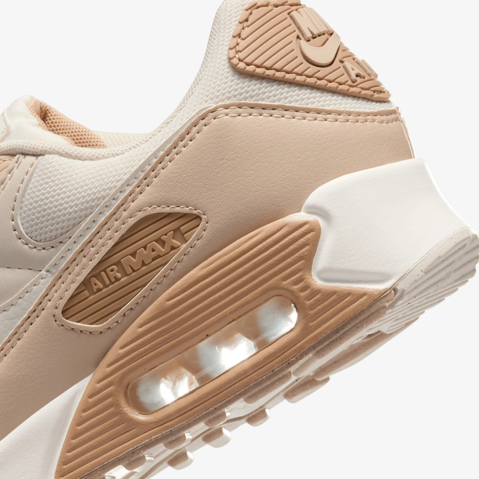 NIKE | AIR MAX 90 { PHANTOM/SAIL-SANDDRIFT-LT OREWOOD BRN Responsive bounce Tpu Stability Frame