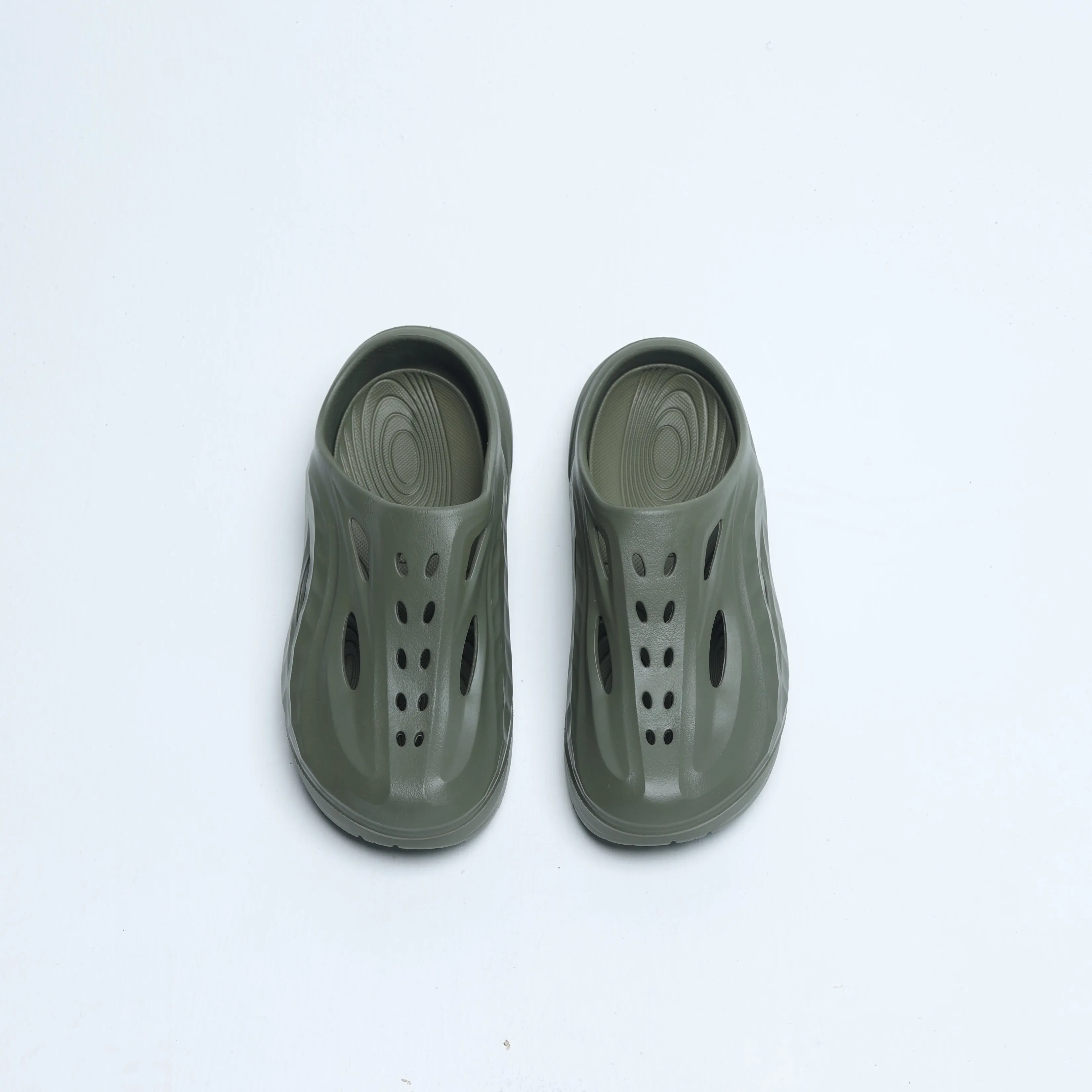 Memory   foam Grip Ready Hoka - Men's Slides III - Olive Green