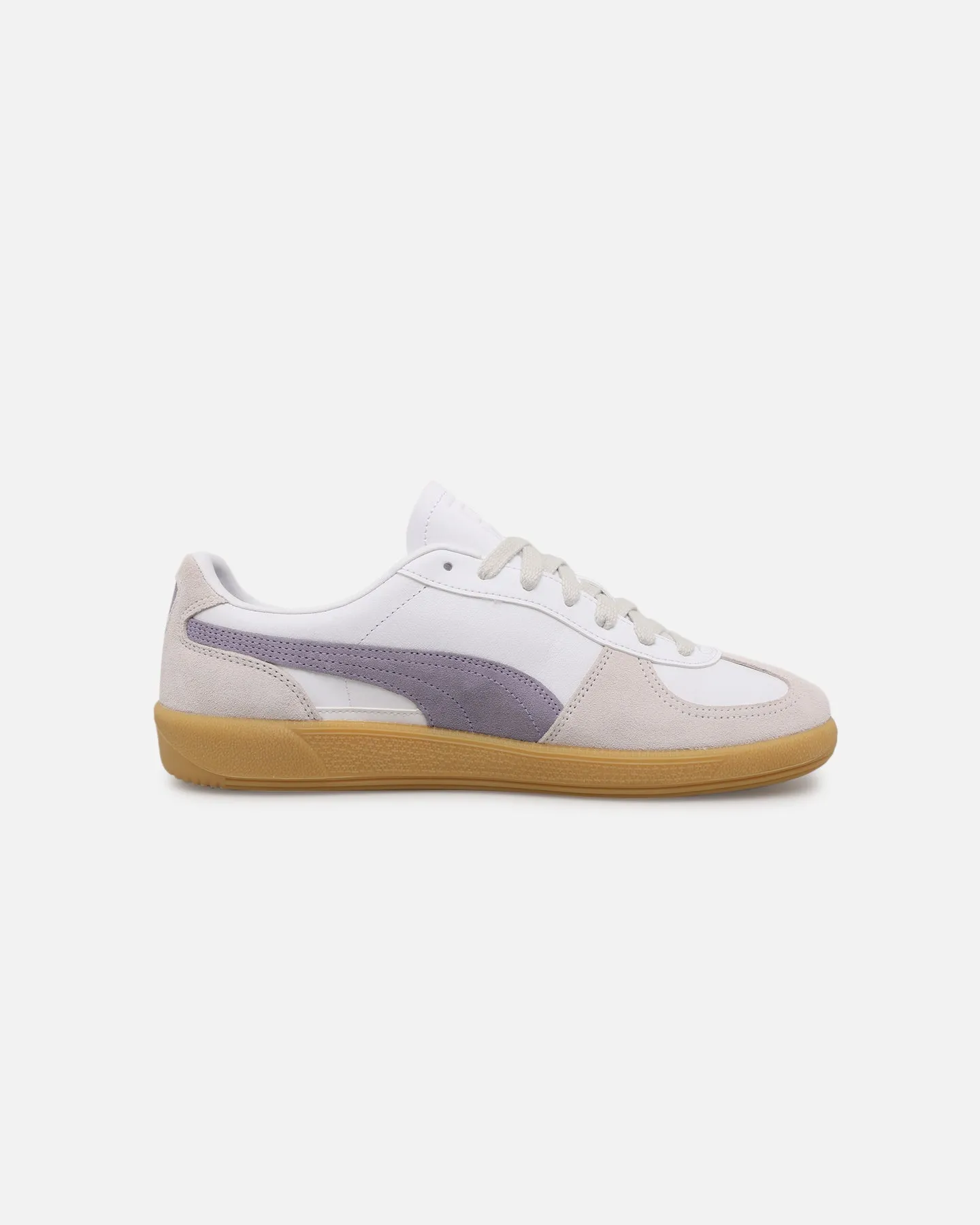Long Commute Sneaker Display Puma Palmero Leather White