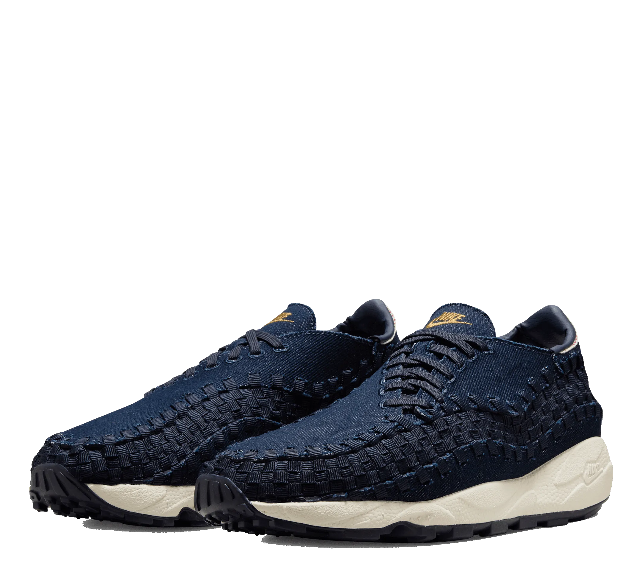 W Nike Air Footscape Woven "Obsidian Denim" Fashionable Design Multi-functional performance