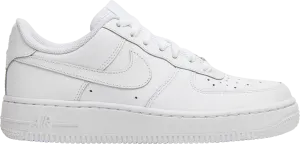 Air Force 1 Low GS 'Triple White' - 314192 117 Recycled Polyester Fabric