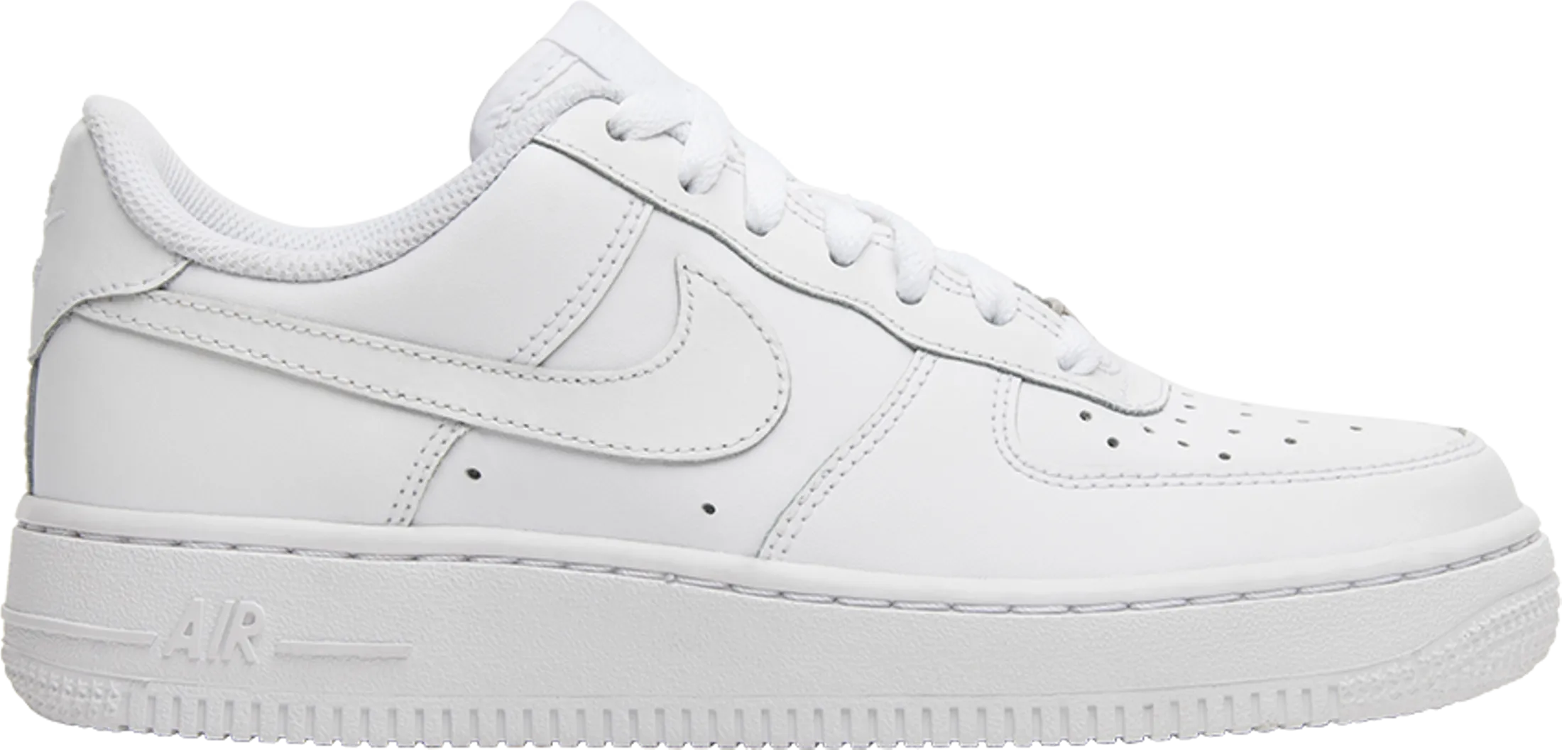 Air Force 1 Low GS 'Triple White' - 314192 117 Recycled Polyester Fabric