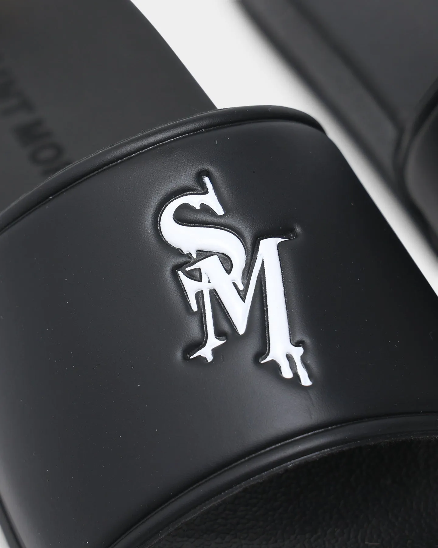 Saint Morta Icarus Slides Black/White Style Base Kick Power