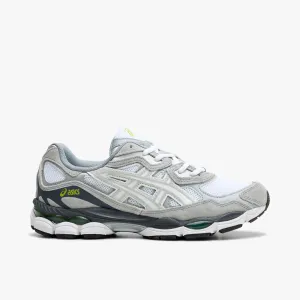 stretchy upper shoes morning running shoe moment ASICS Gel-NYC White / Glacier Grey