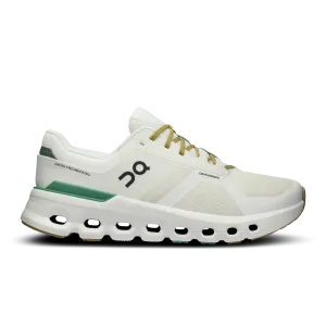 MEN'S CLOUDRUNNER 2 - D - WHITE/GREEN Slip Resistant Modern Commuters Care Ease