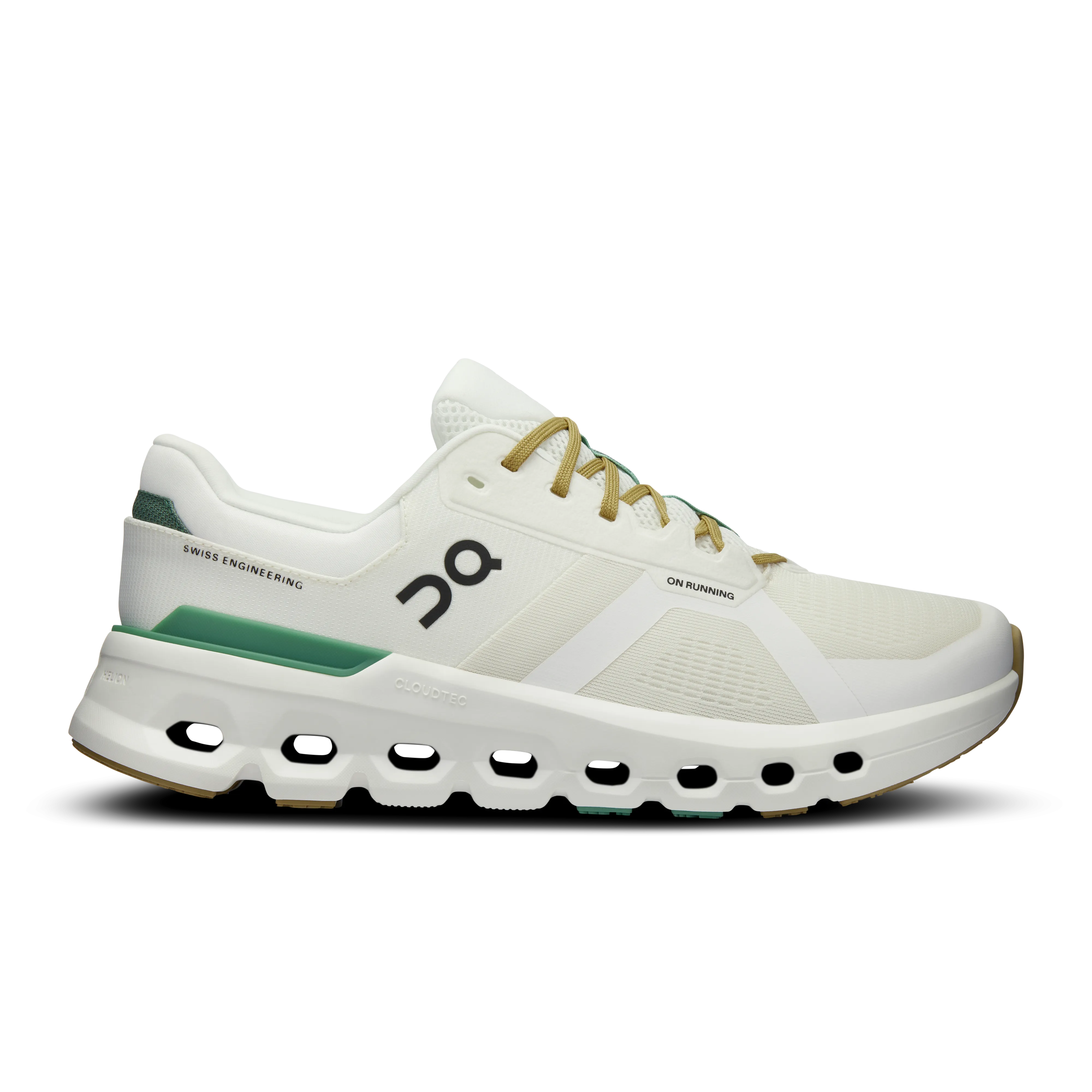 Cotton Base MEN'S CLOUDRUNNER 2 - D - WHITE/GREEN