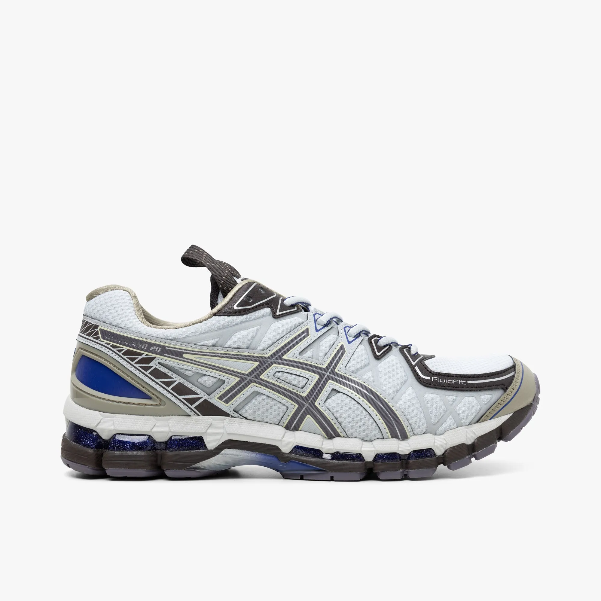 ASICS UB10-S Gel-Kayano 20 Glacier Grey / Lavender Grey reflective running option