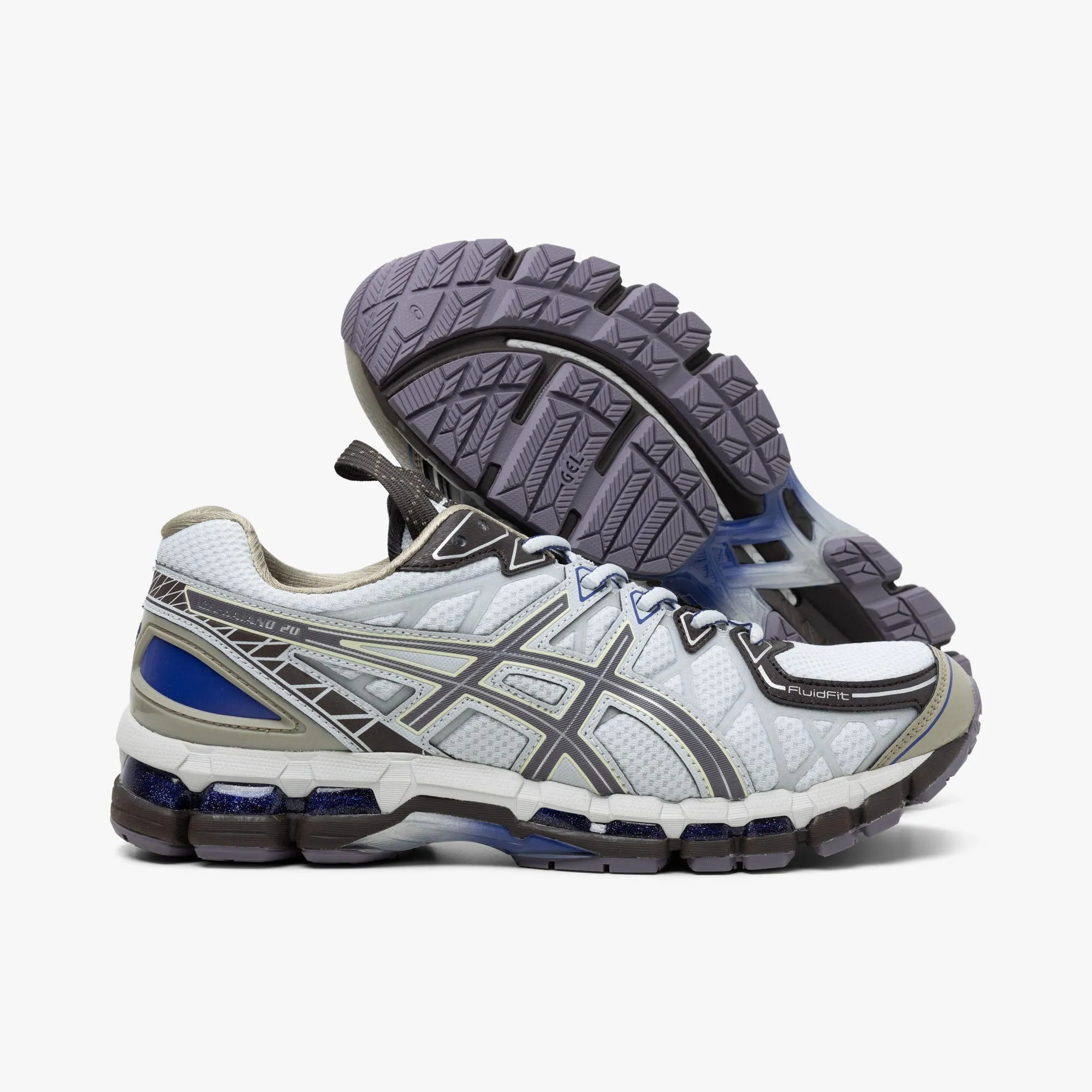 ASICS UB10-S Gel-Kayano 20 Glacier Grey / Lavender Grey Comfort arch support workout shoe accessories