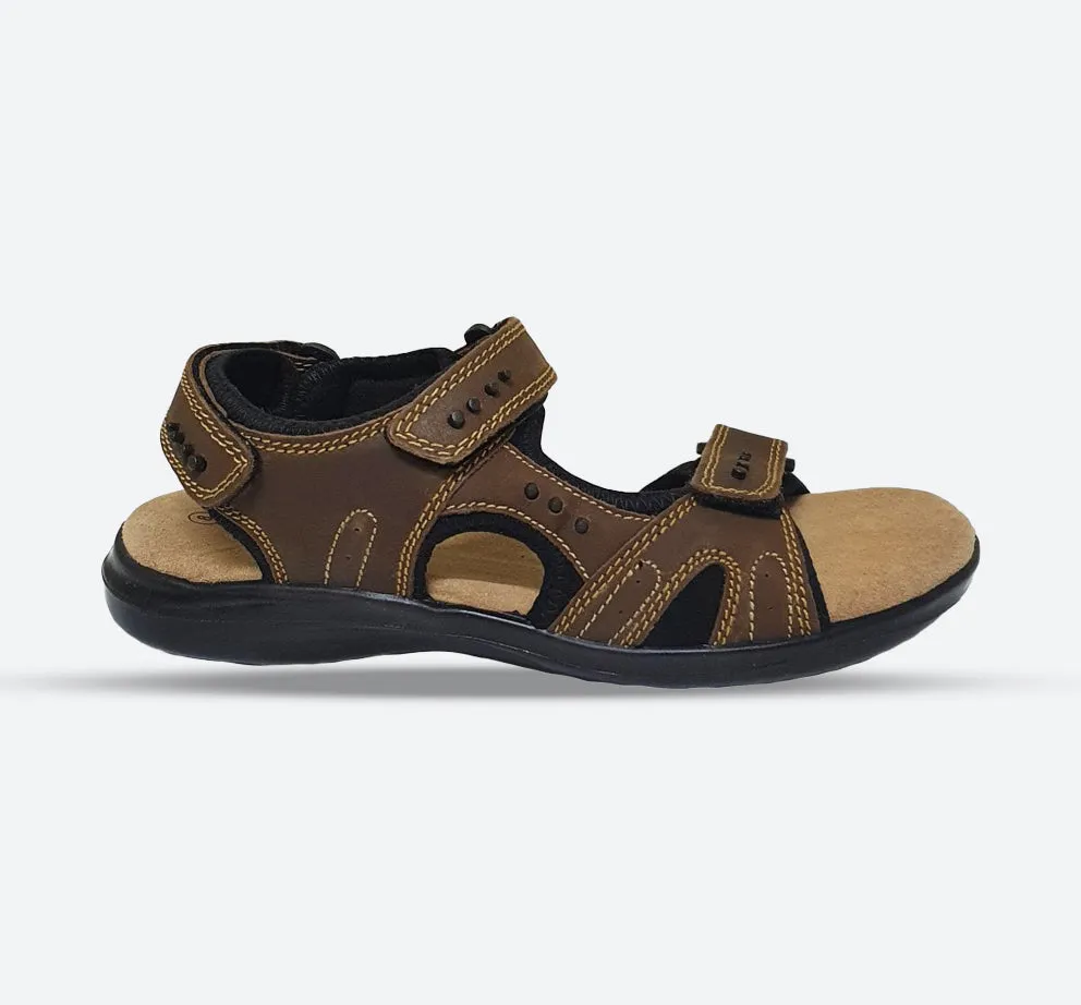 Sporty Design Relaxed Style Mens Wide Fit Luxury Roamers M990 Sandals