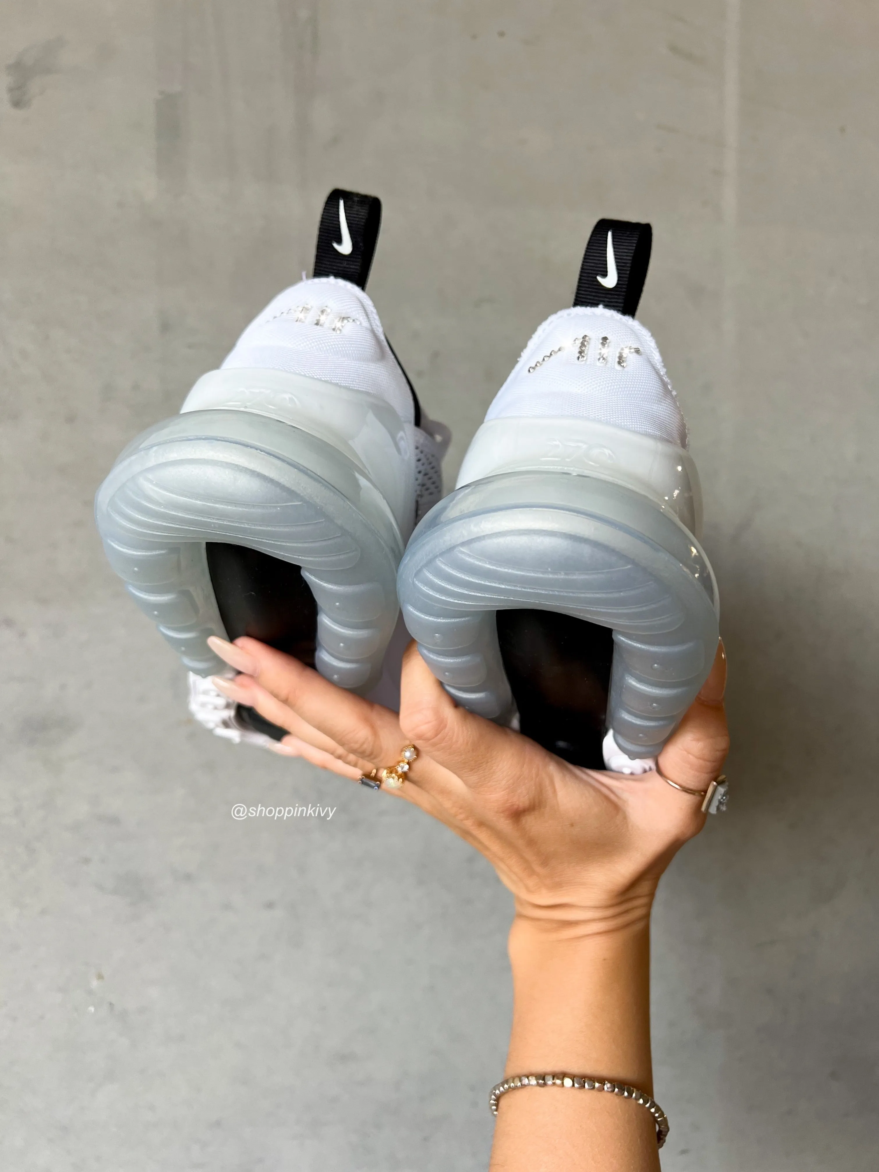 White Nike Shoes Air Max 270 Smart option