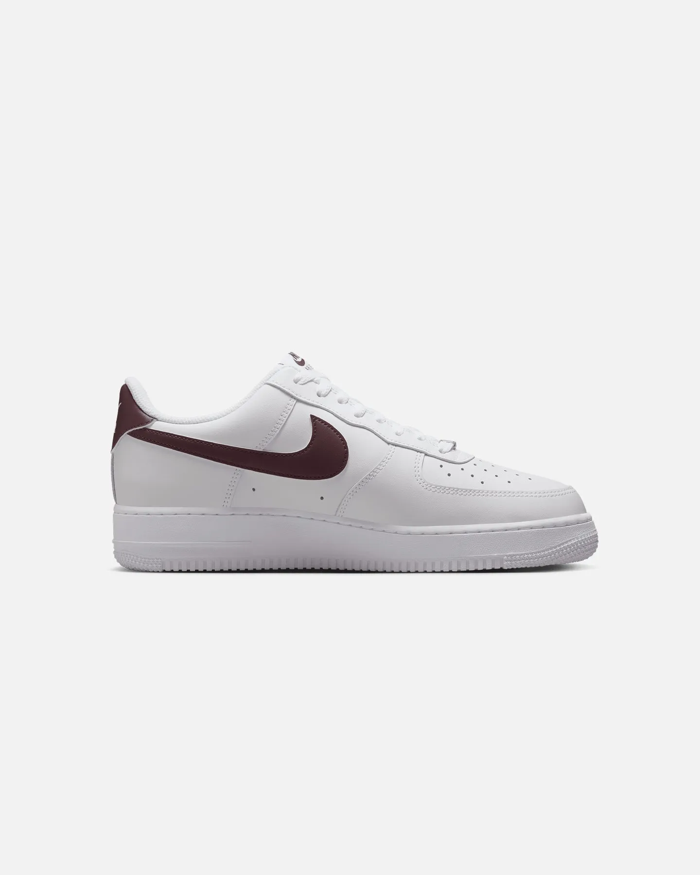 Nike Air Force 1 '07 Essentials White/Burgundy Office Smart