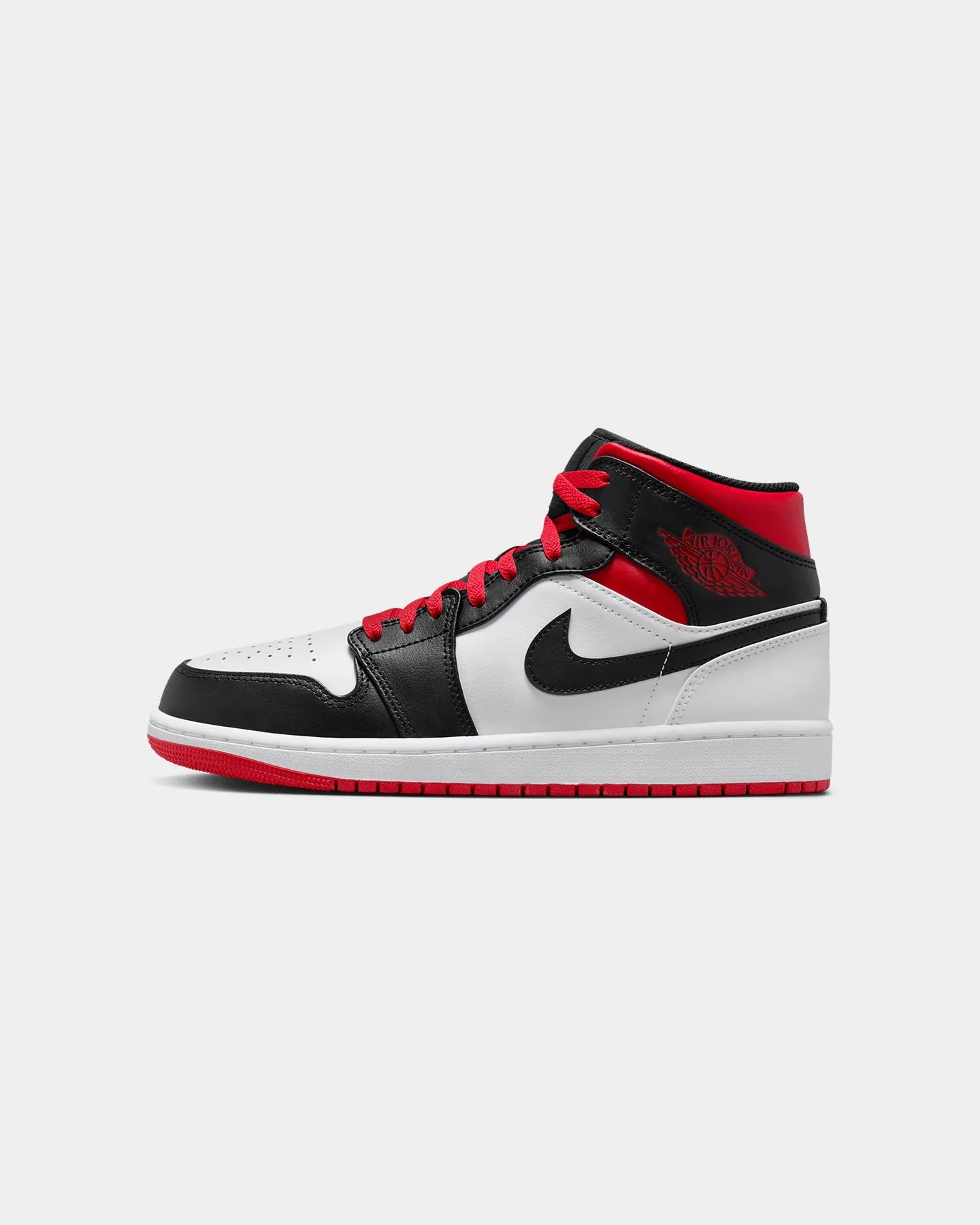 Beach Fun Jordan Air Jordan 1 Mid "Gym Red Black Toe" White/Gym Red