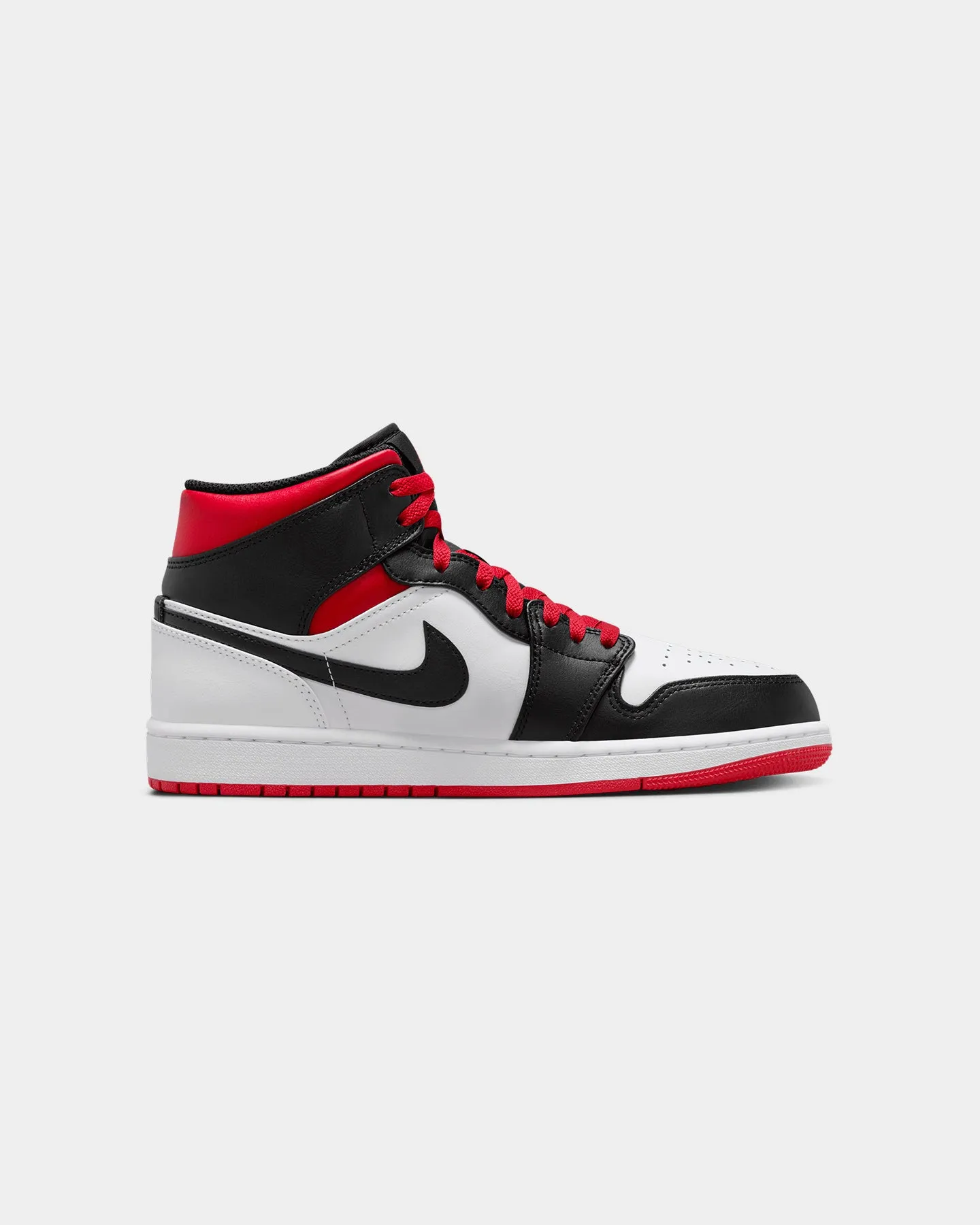 Jordan Air Jordan 1 Mid "Gym Red Black Toe" White/Gym Red Daily Comfort Sturdy Build