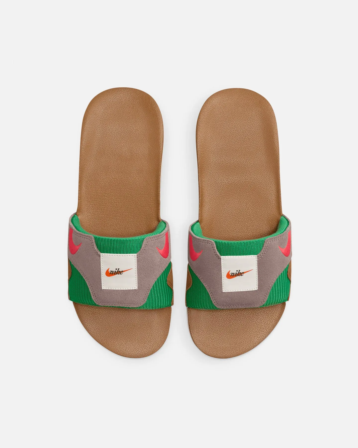 Nike Air Max 1 Slides Ale Brown Leg Slim Wide toe box