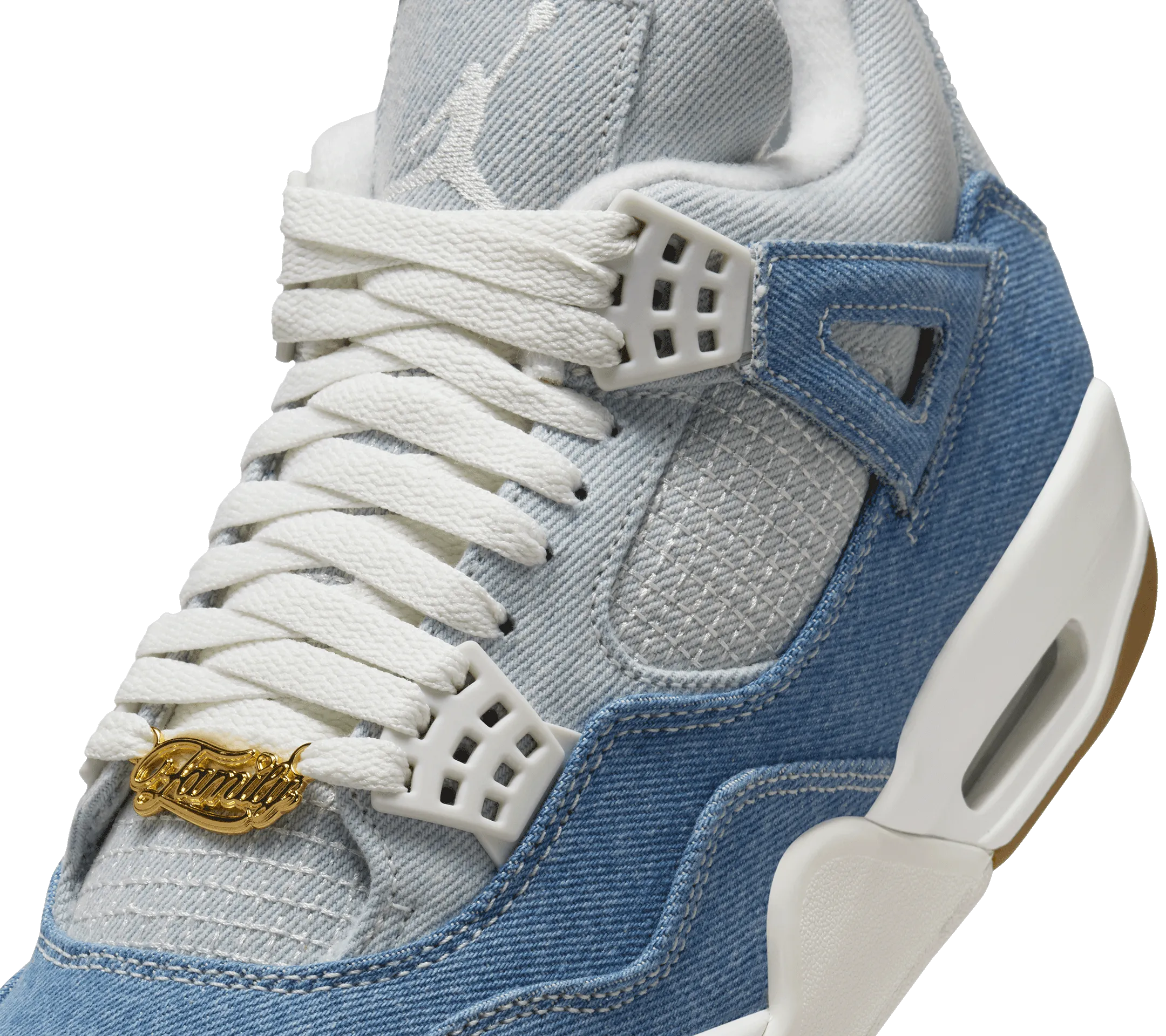 WMNS Air Jordan 4 Retro TEX "Worn Blue" Plush traction