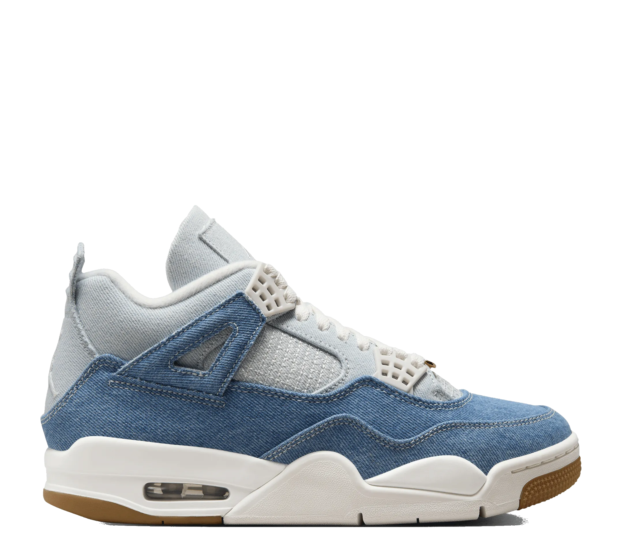 WMNS Air Jordan 4 Retro TEX "Worn Blue" uniqueness - level