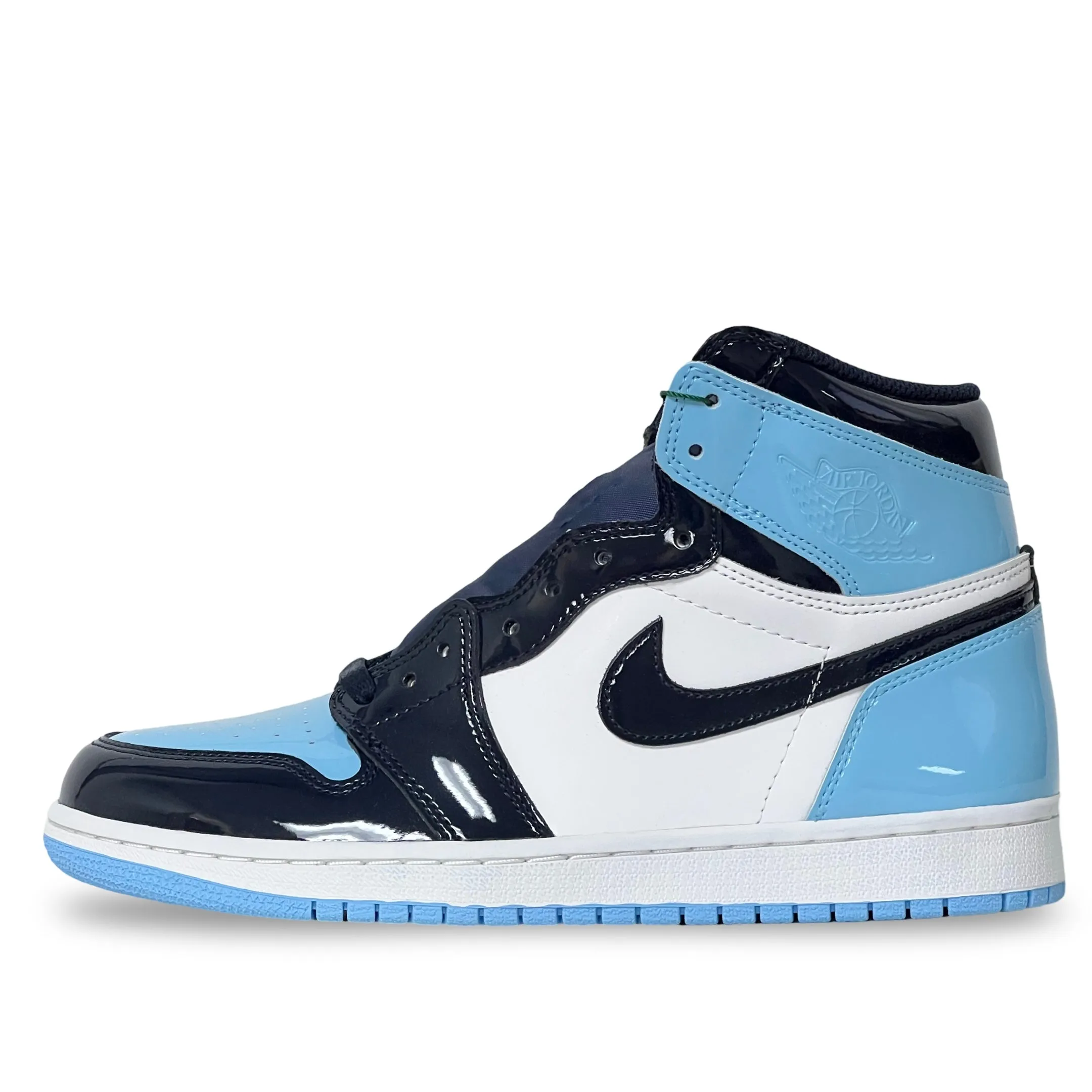 waterproof WMNS Nike Air Jordan 1 High UNC Patent Blue Chill