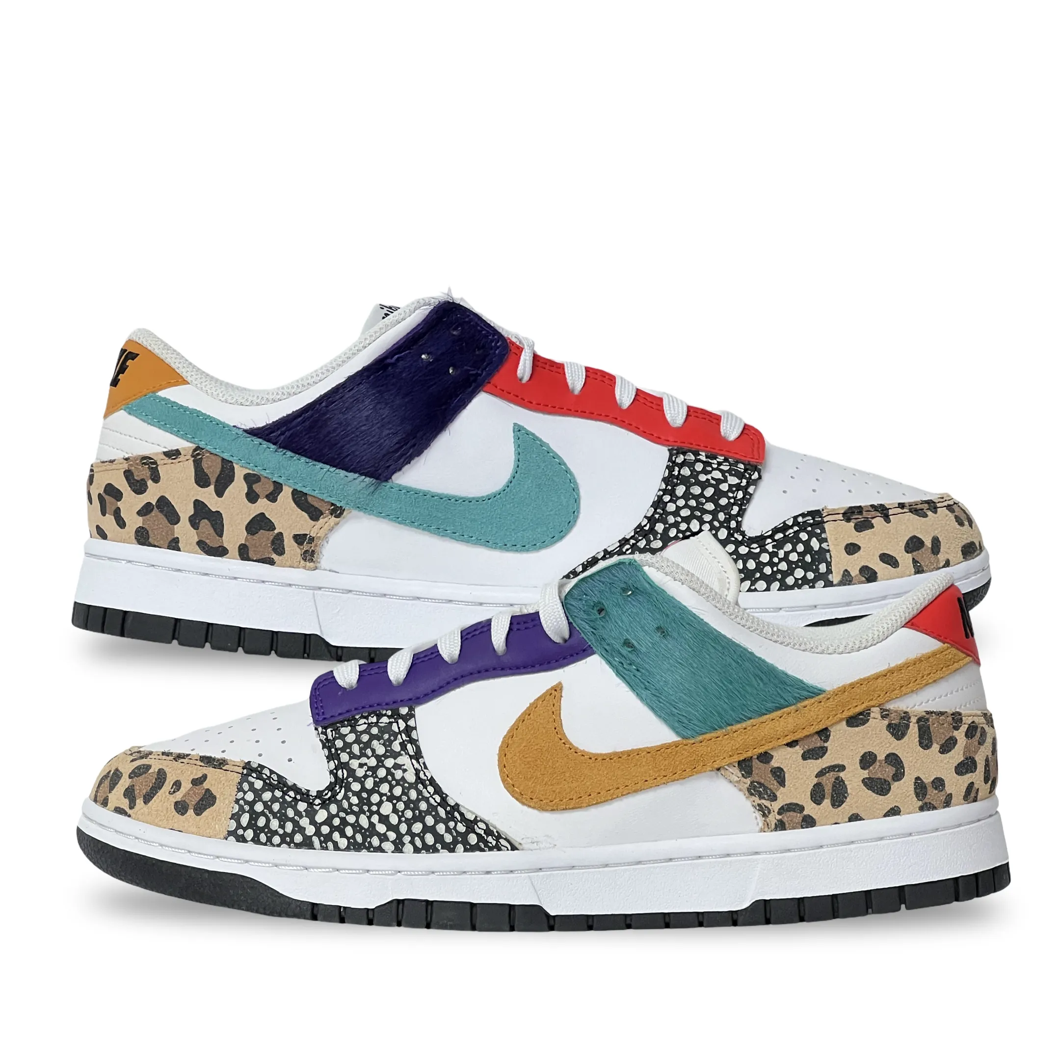 Streamlined ease Airflow Optimized Structure WMNS Nike Dunk Low SE Safari Mix