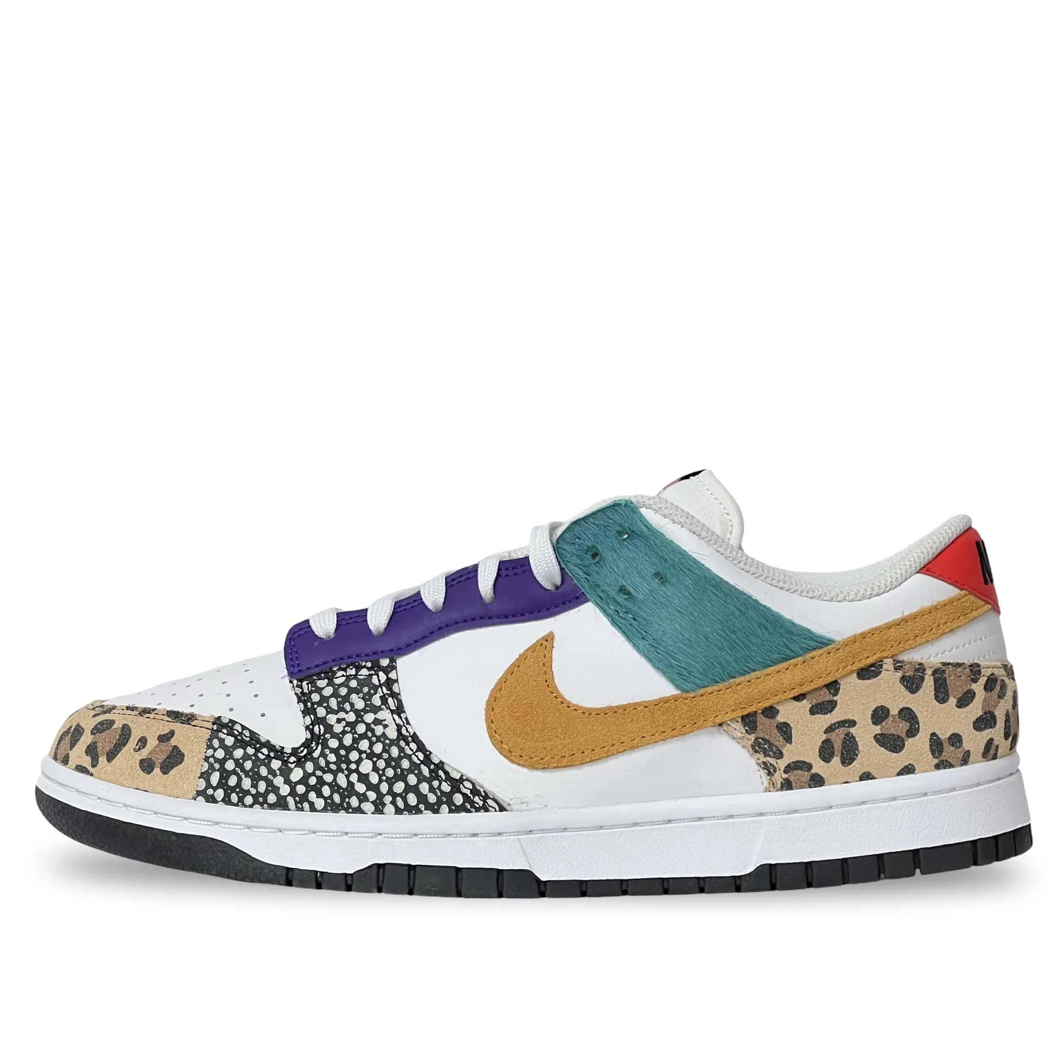 WMNS Nike Dunk Low SE Safari Mix Upgraded arch
