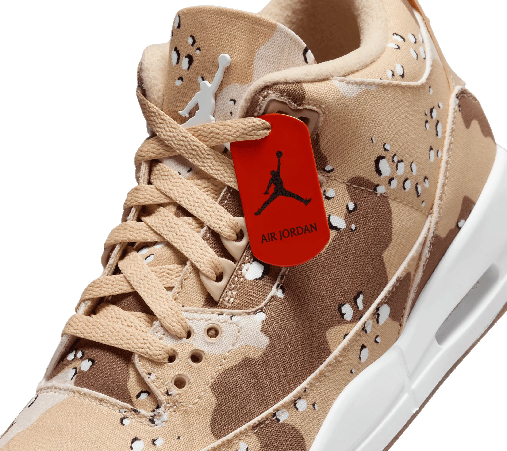 WNBA x WMNS Air Jordan 3 Retro TEX "Desert Camo" Stylish Silhouette