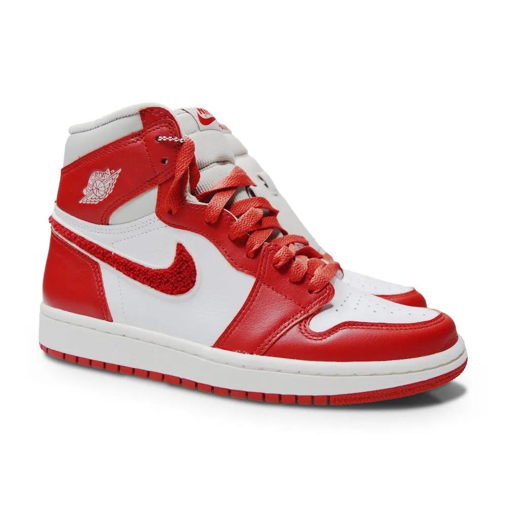 Speed Jump Non Marking Rubber Outsole Women Nike Air Jordan 1 Retro High OG - DJ4891 061- Lt Iron Ore Varsity Red Sail