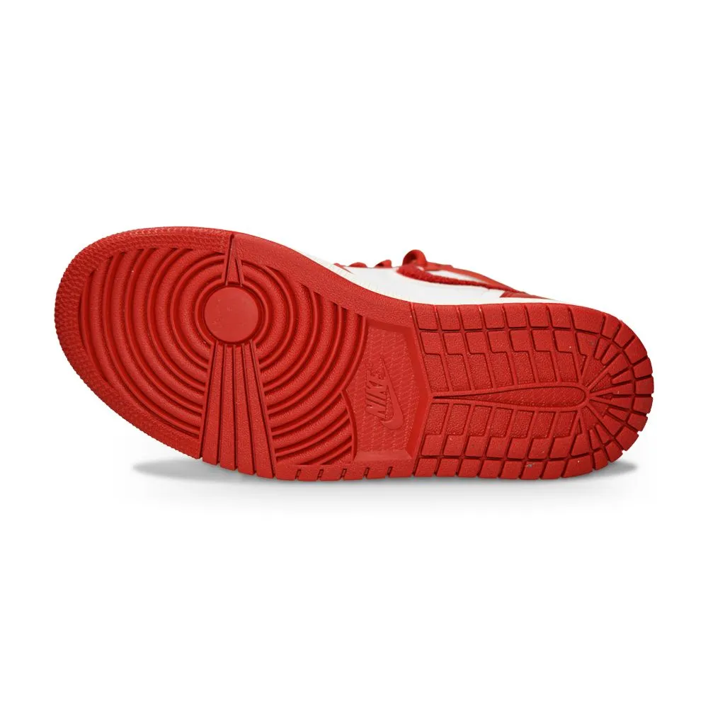 Bounce Technology Comfort Socks Women Nike Air Jordan 1 Retro High OG - DJ4891 061- Lt Iron Ore Varsity Red Sail