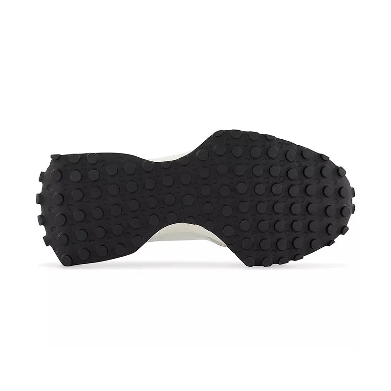 Bottom view of New Balance Women's 237 sneaker in sea salt/white.