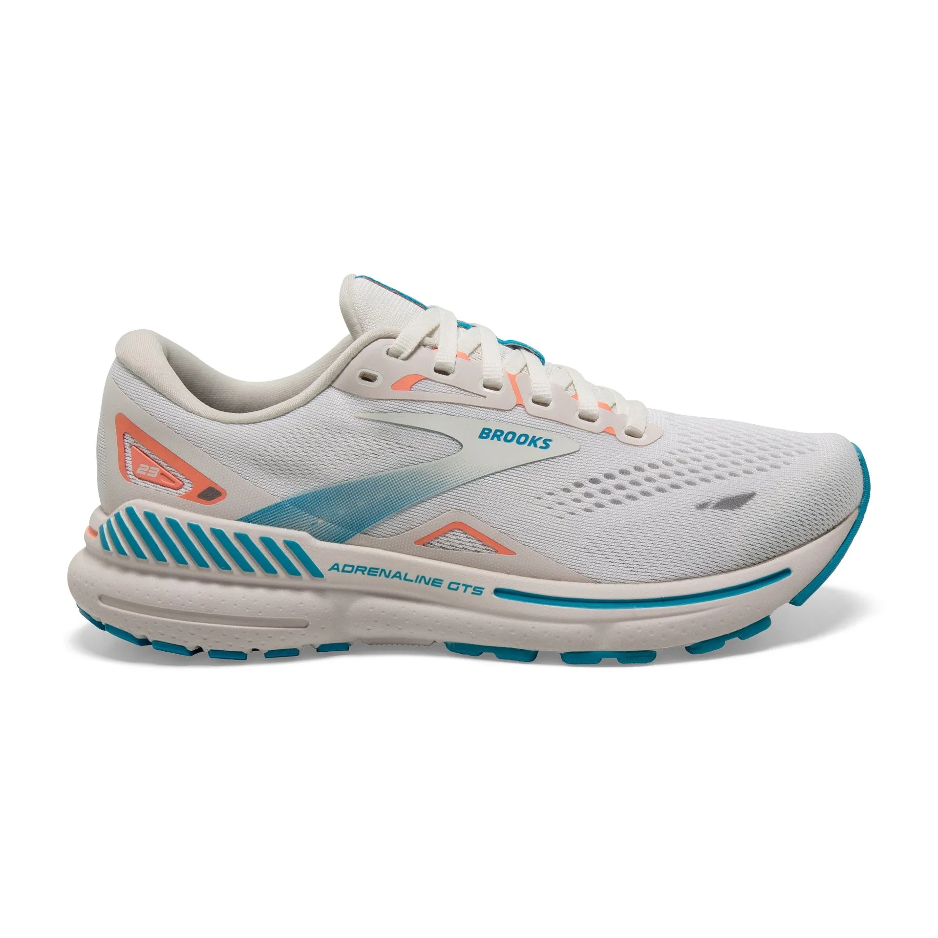 WOMEN'S ADRENALINE 23 - B - 152 COCONUT/PAPAYA/BLUE Street Edge Sweat Resistant Standing Workers