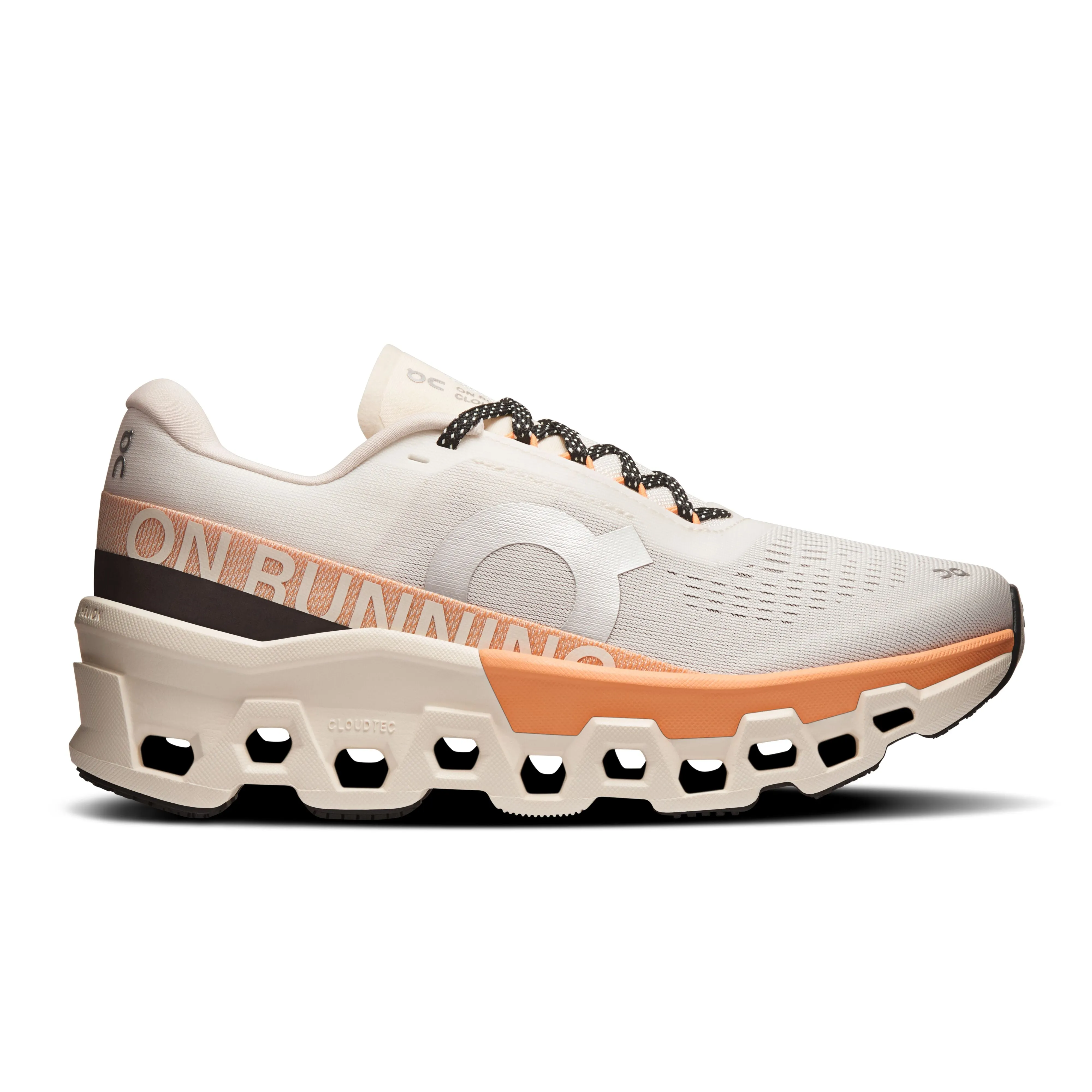Quick Flow WOMEN'S CLOUDMONSTER 2 - B - IVORY/TANGERINE
