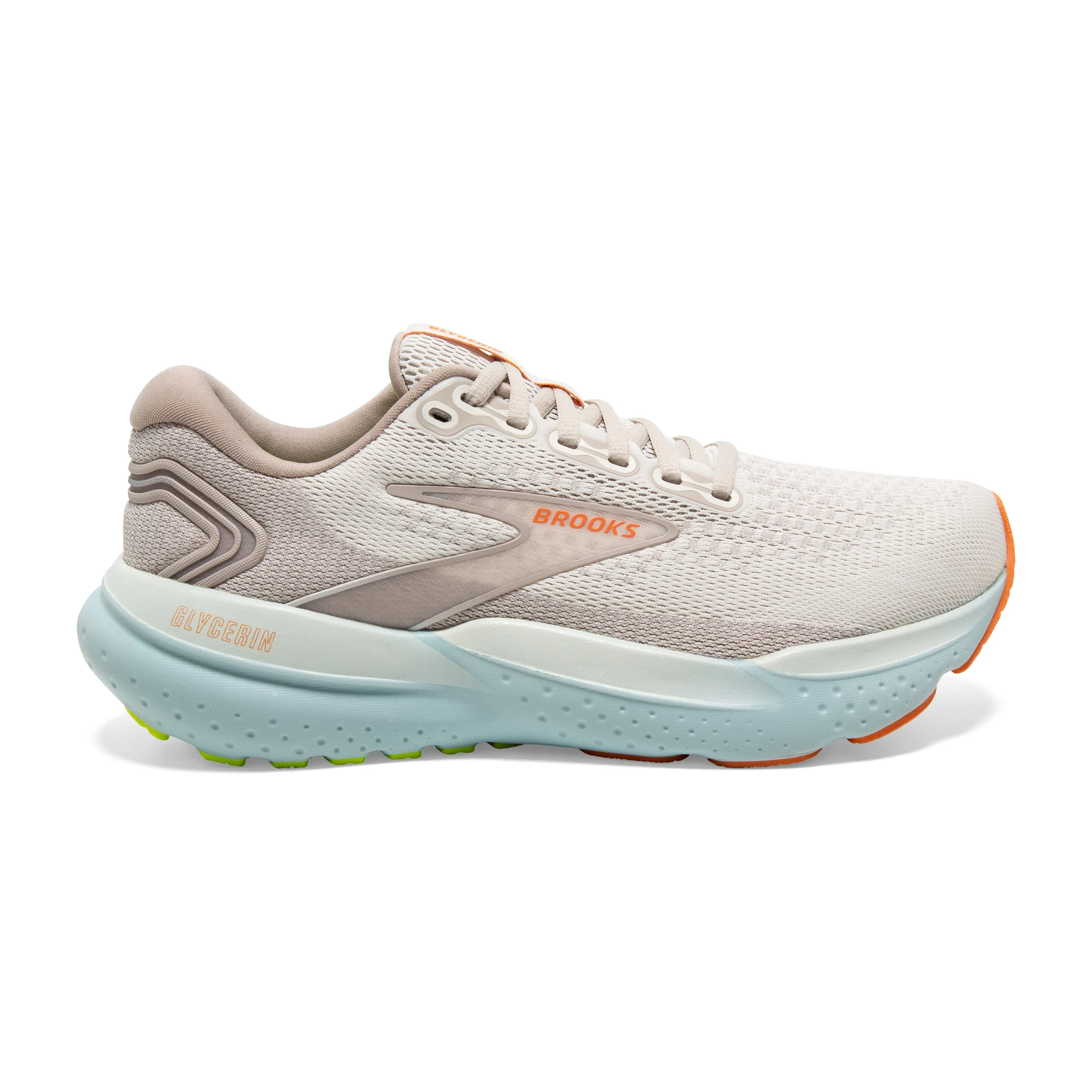 WOMEN'S GLYCERIN 21 - B - 195 COCONUT/AQUA/AUTUMN SUNSET Ring Walk Memory Foam Casual Wear