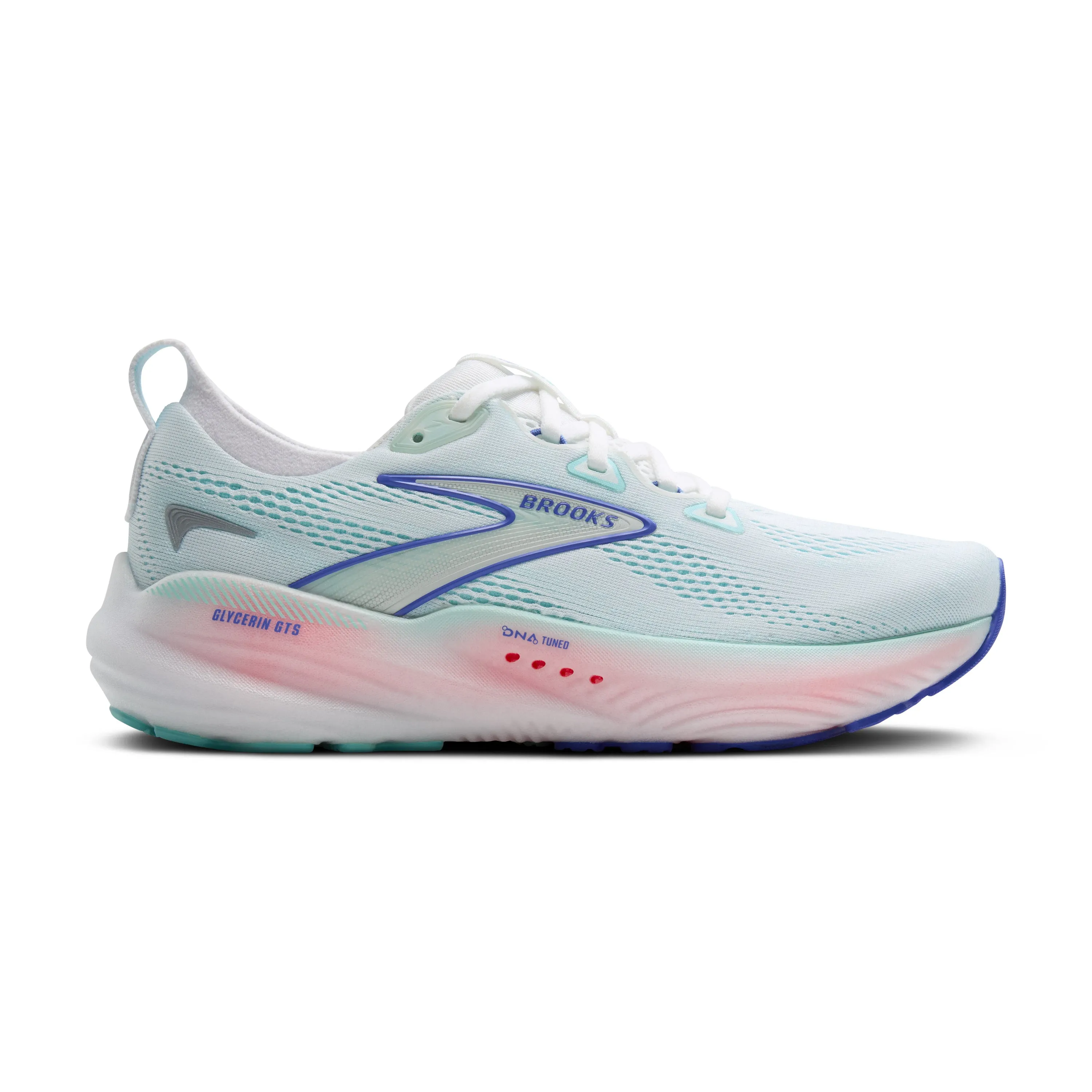 WOMEN'S GLYCERIN GTS 22 - B - 110 WHITE/LIMPET SHELL/AMPARO Supportive Core All Ages Daily Chill