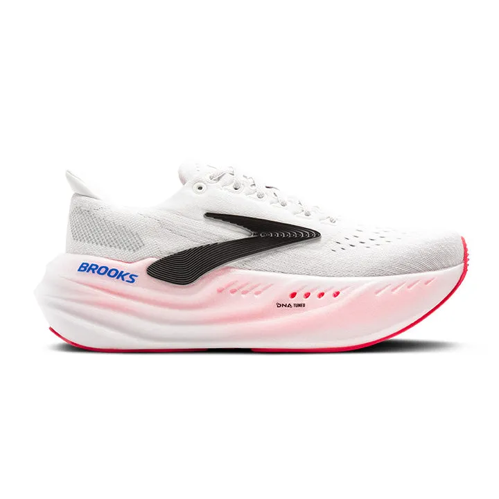 Cushioned Base Work Commute Sport Active WOMEN'S GLYCERIN MAX - B - 118 WHITE/BLACK/DIVA PINK