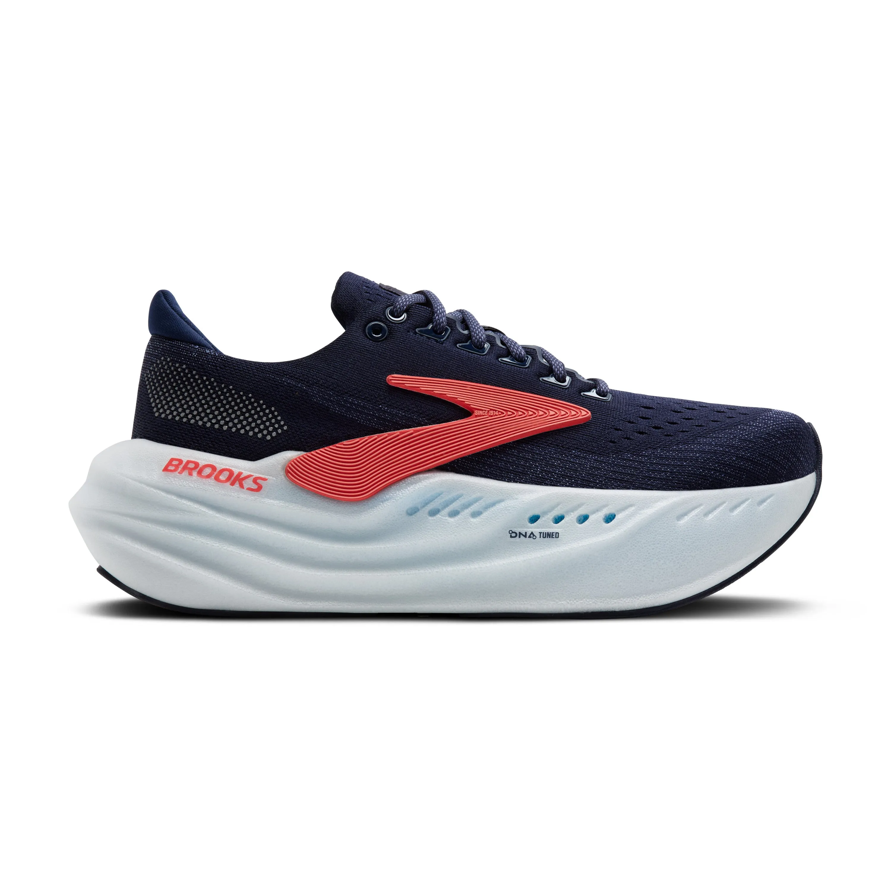 Shock Resistant White Clean WOMEN'S GLYCERIN MAX - B - 439 PEACOAT/BLUE RIBBON/HOT CORAL