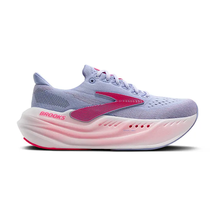 WOMEN'S GLYCERIN MAX - B - 447 BLUE HERON/DIVA PINK/WHITE Comfort Grip