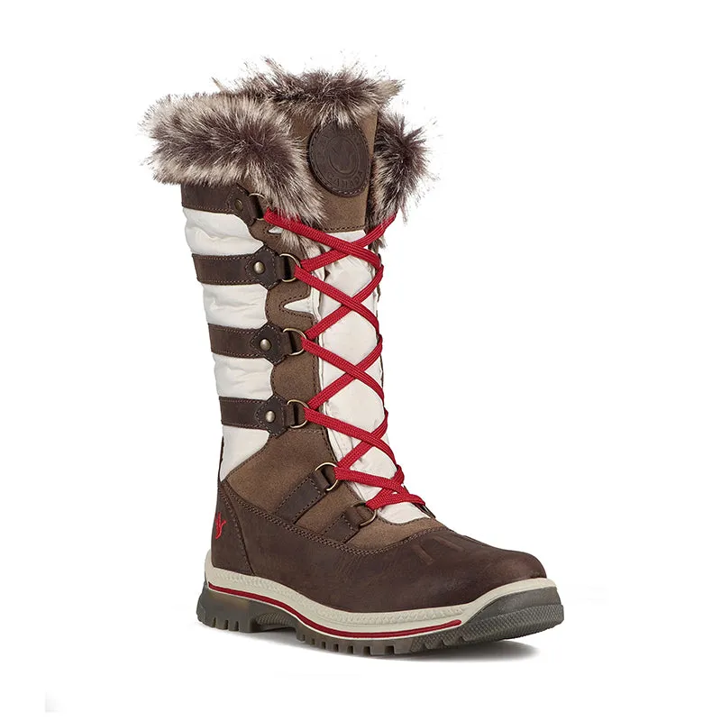 Women's Marlyna Chestnut/Ice Snow Winter Outdoor Trek Cold-Weather Footwear